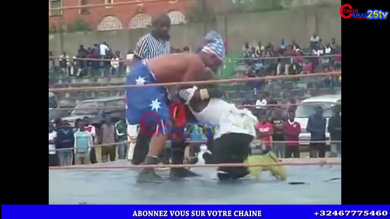 COMBAT DE CATCH CONGOLAIS AVEC TAOTAN DE KOLWEZI VS BOA NYOKA abonnez vous sur Congo Canal 26TV