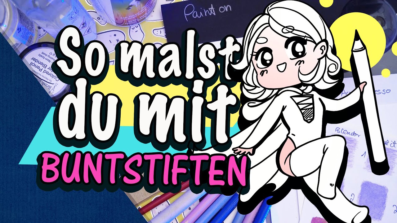 Wie malt man mit Buntstiften? ✏️ EIN GUIDE