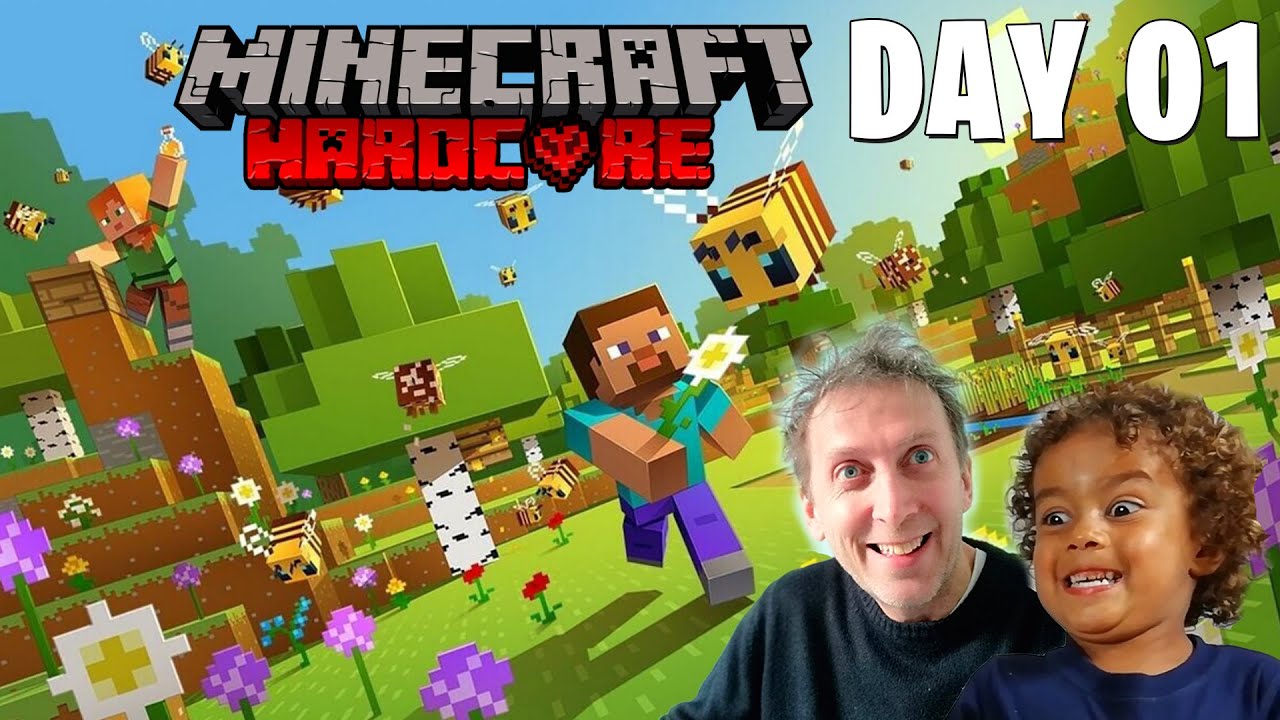 SOPRAVVIVO 100 GIORNI IN HARDCORE - VITA DIFFICILE SU MINECRAFT - DAY 01