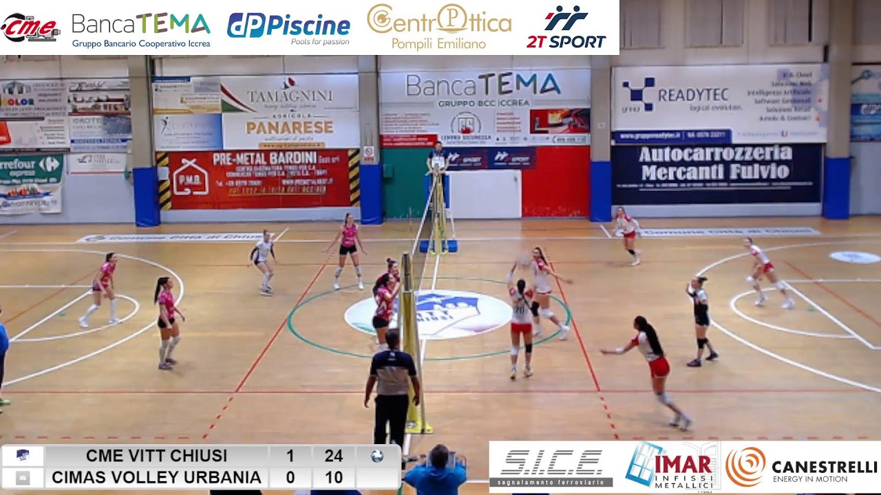 CME VITT CHIUSI  VS  CIMAS VOLLEY URBANIA