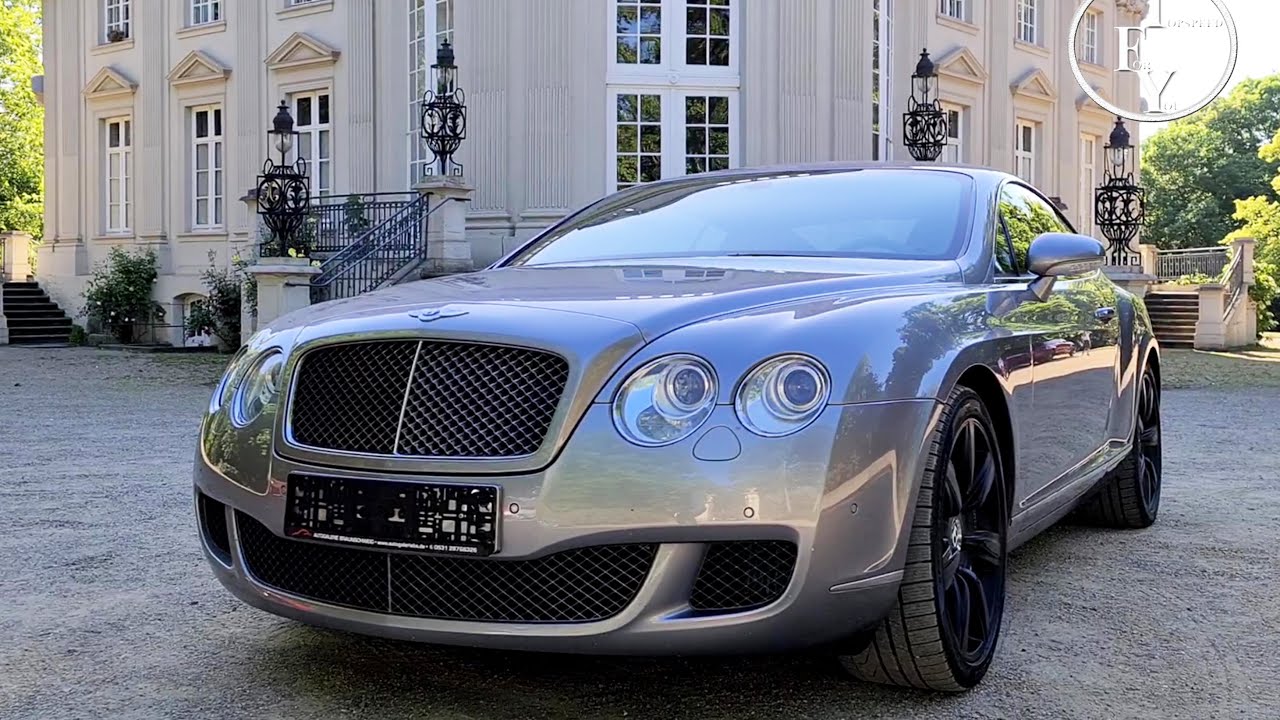 BENTLEY Continental GT Speed | Exterieur interior exhaust sound | Color Granite Grey Grau | 4K 60fps