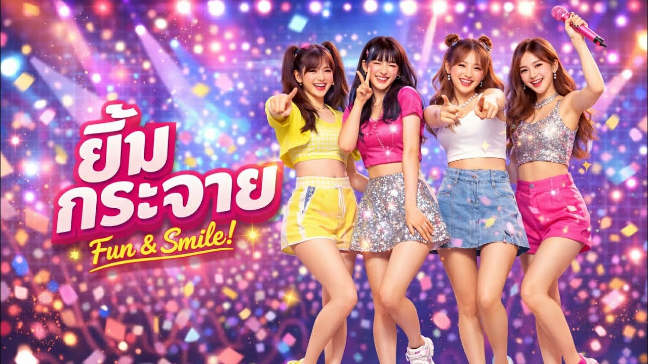 ยิ้มกระจาย- Fun&Smile  [ Official MV ] เพลงสนุกๆ มาร้องเล่นเต้นกระจาย 