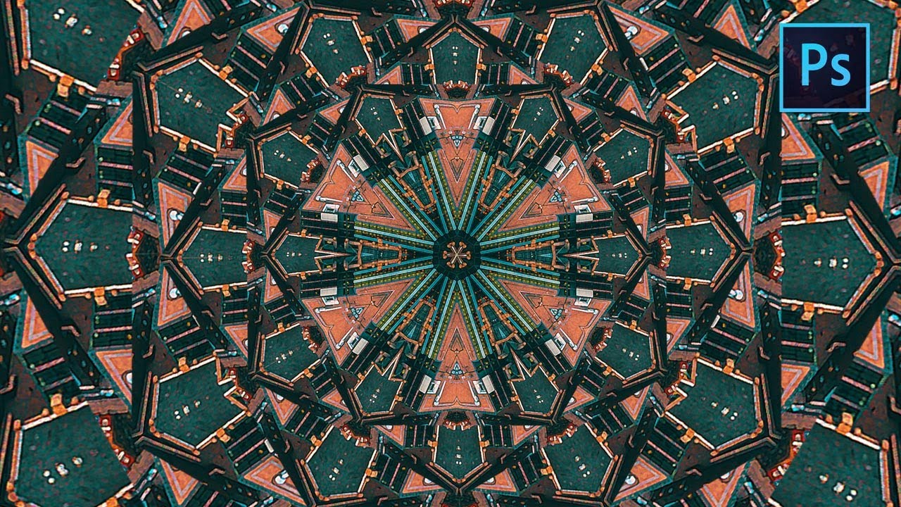 [ Photoshop Tutorial ] How to Create Kaleidoscope in photoshop