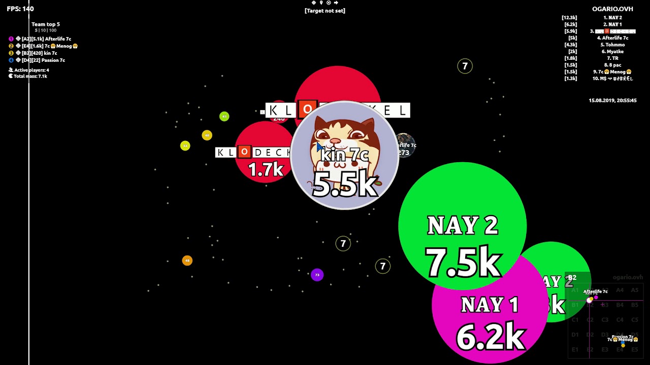 Agar.io | Seventh Circle | OAT#9 Tournament Highlights
