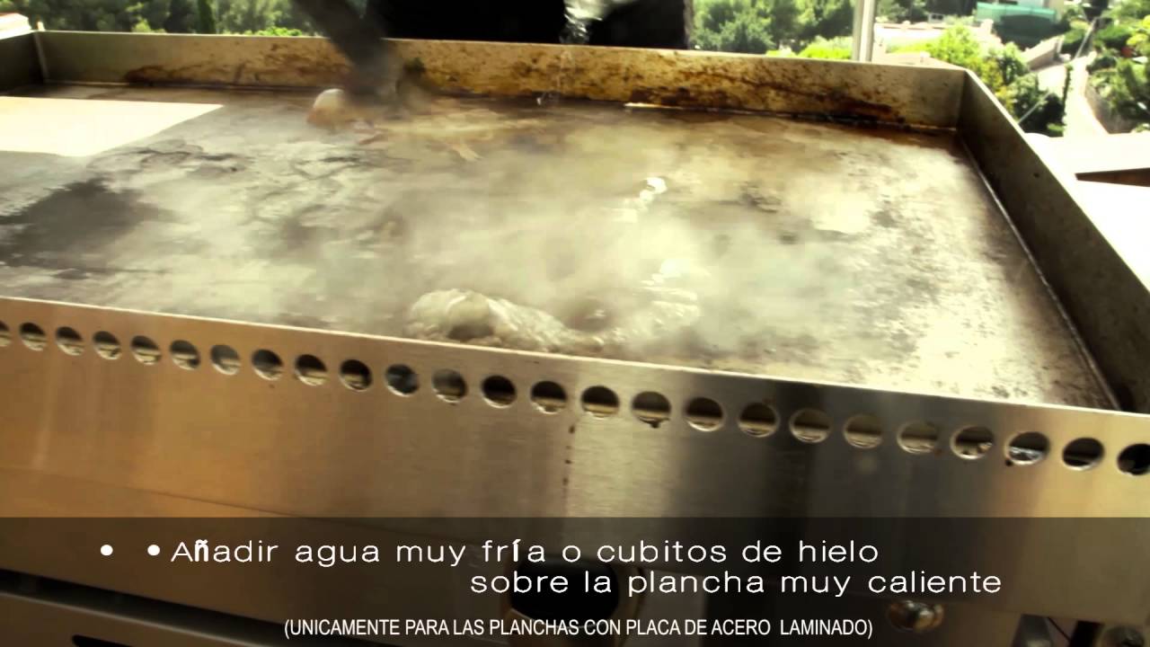 CÓMO LIMPIAR LA PLANCHA EN ACERO LAMINADO SIMOGAS