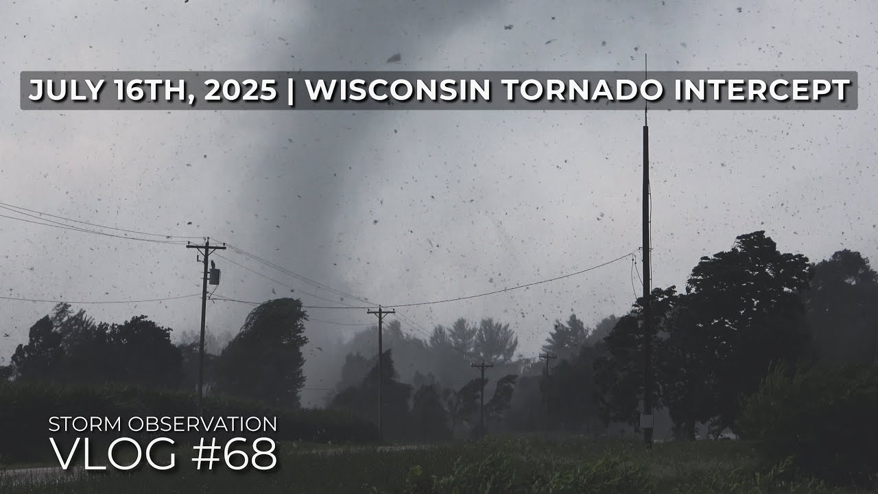 Intercepting a Wisconsin Tornado! | July 16th, 2025 | Storm Observation VLOG #68