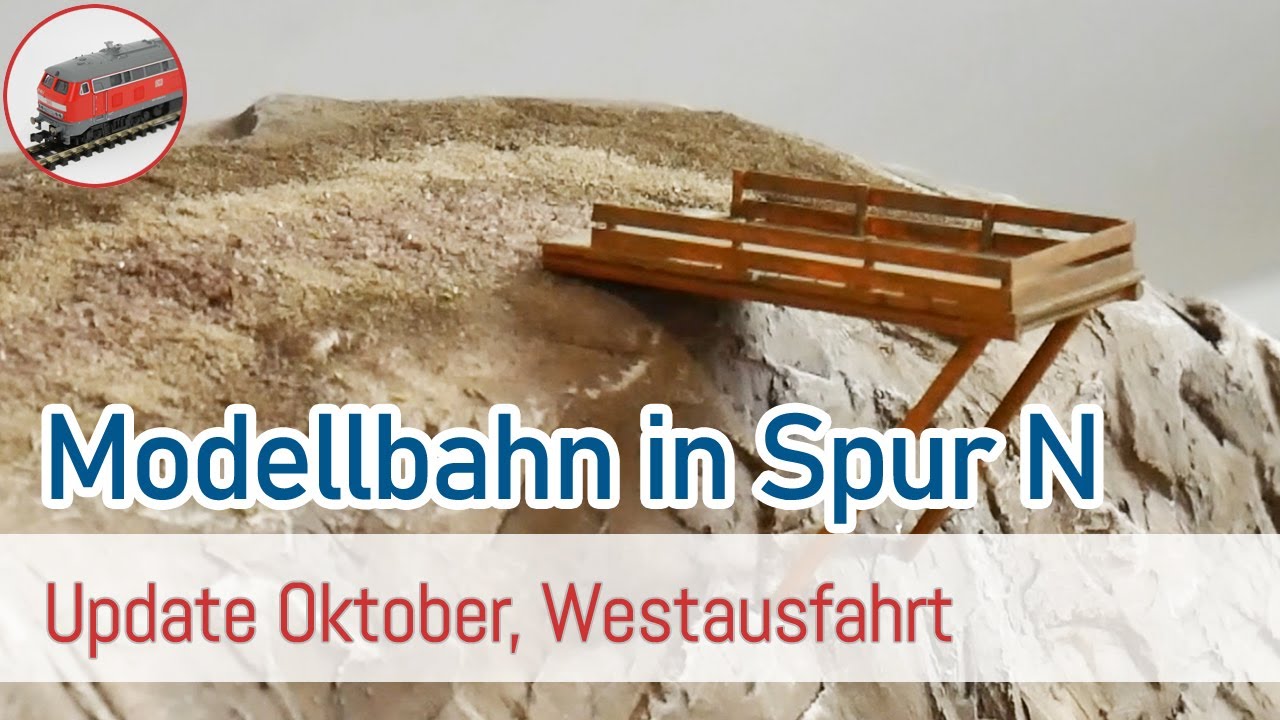 N Modellbahn - Teil #34 - Update Oktober - Westausfahrt