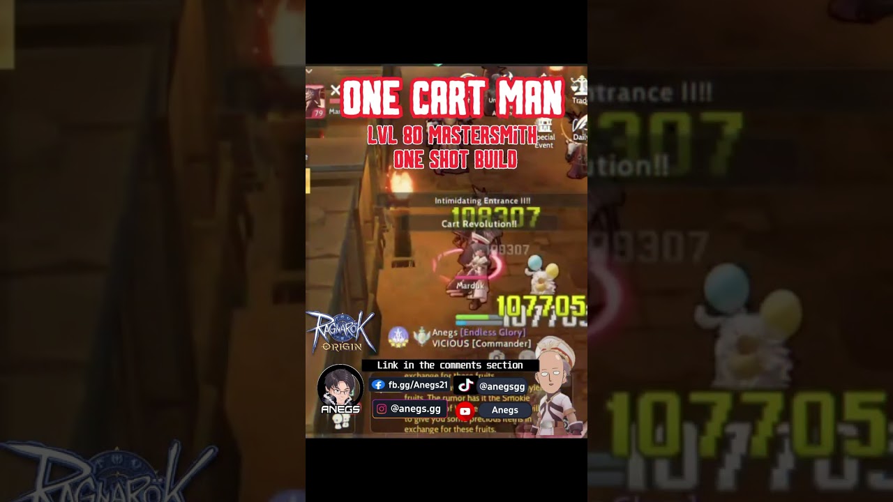 ONE CART MAN | ONE SHOT CART MASTERSMITH BUILD