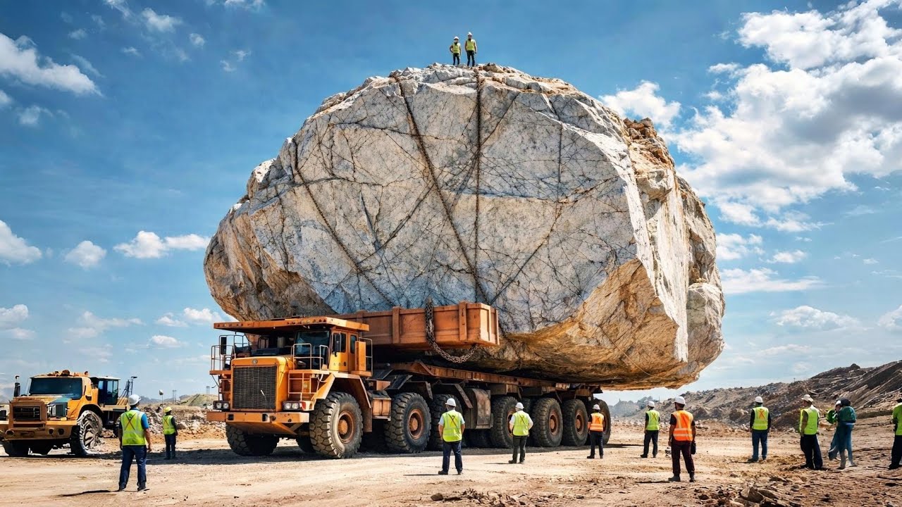 World’s Biggest Rock Moved by Monster Truck | Shocking!