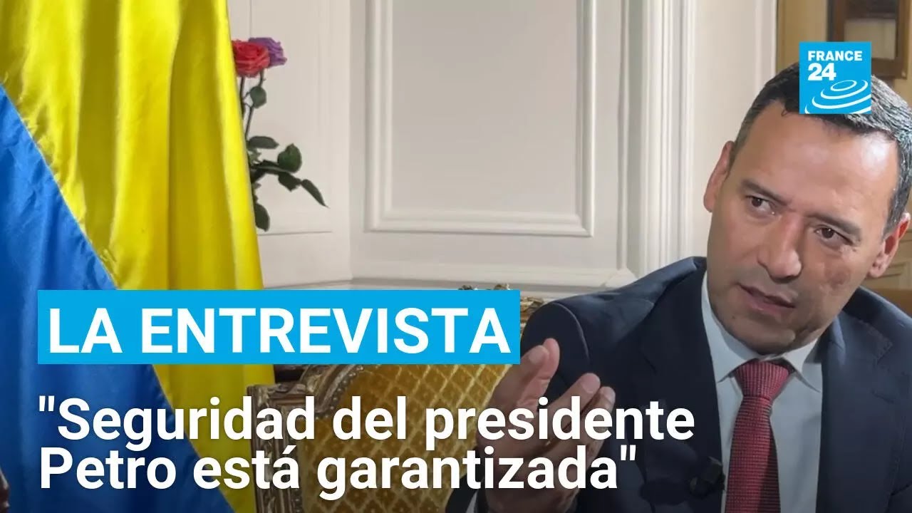 “La seguridad del presidente Petro está garantizada”, dice a France 24 el ministro de Defensa