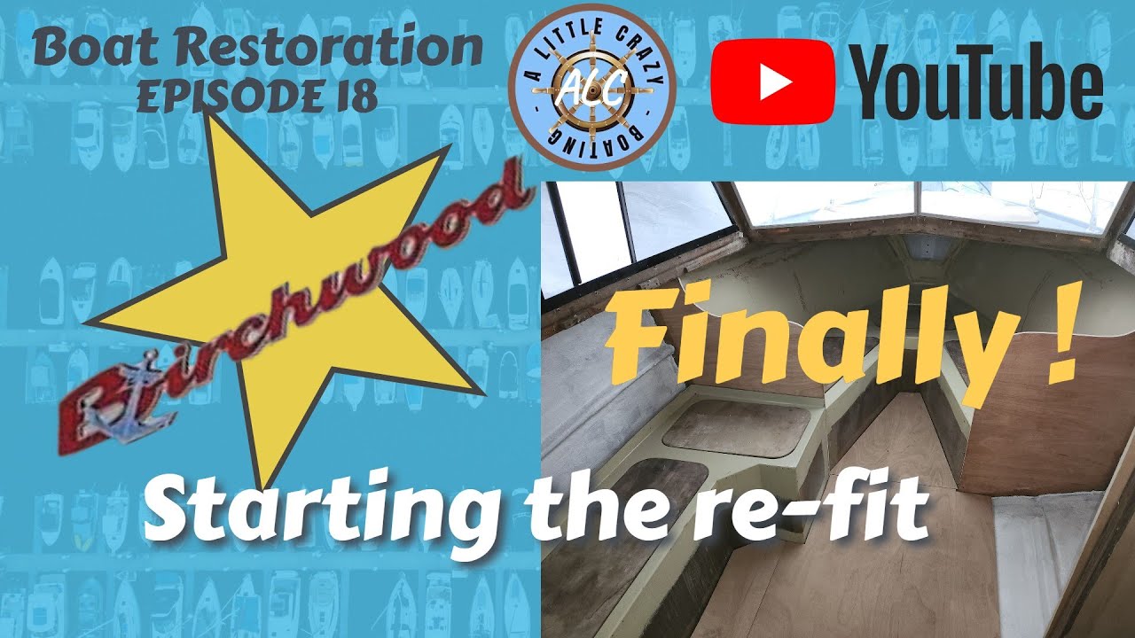 EP18 Birchwood boat restoration refitting the partition walls & floor