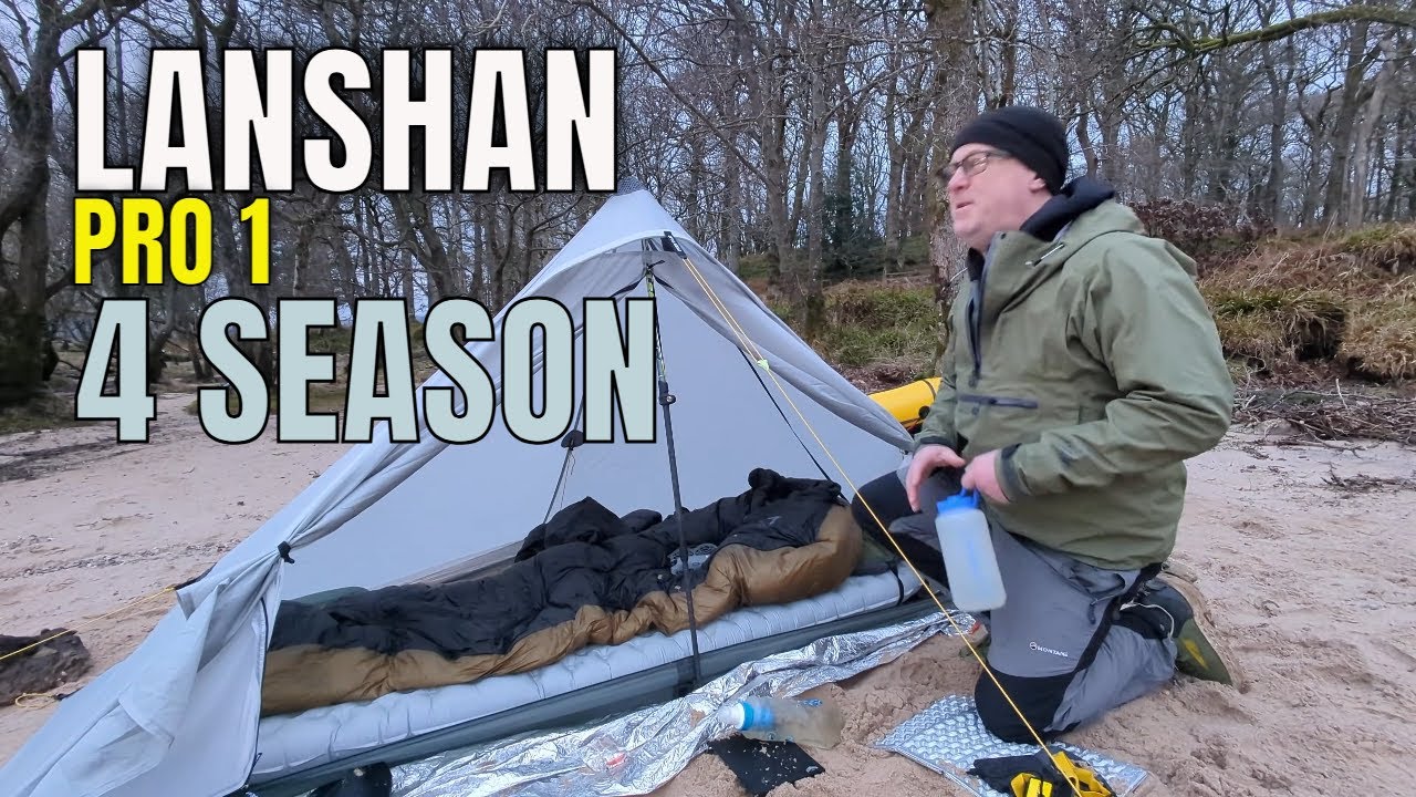 #407 Testing The Lanshan PRO 1 - 4 Season Version In Heavy Rain