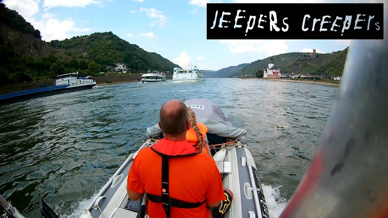 jeepers creepers - Schlauchboot auf Main und Rhein