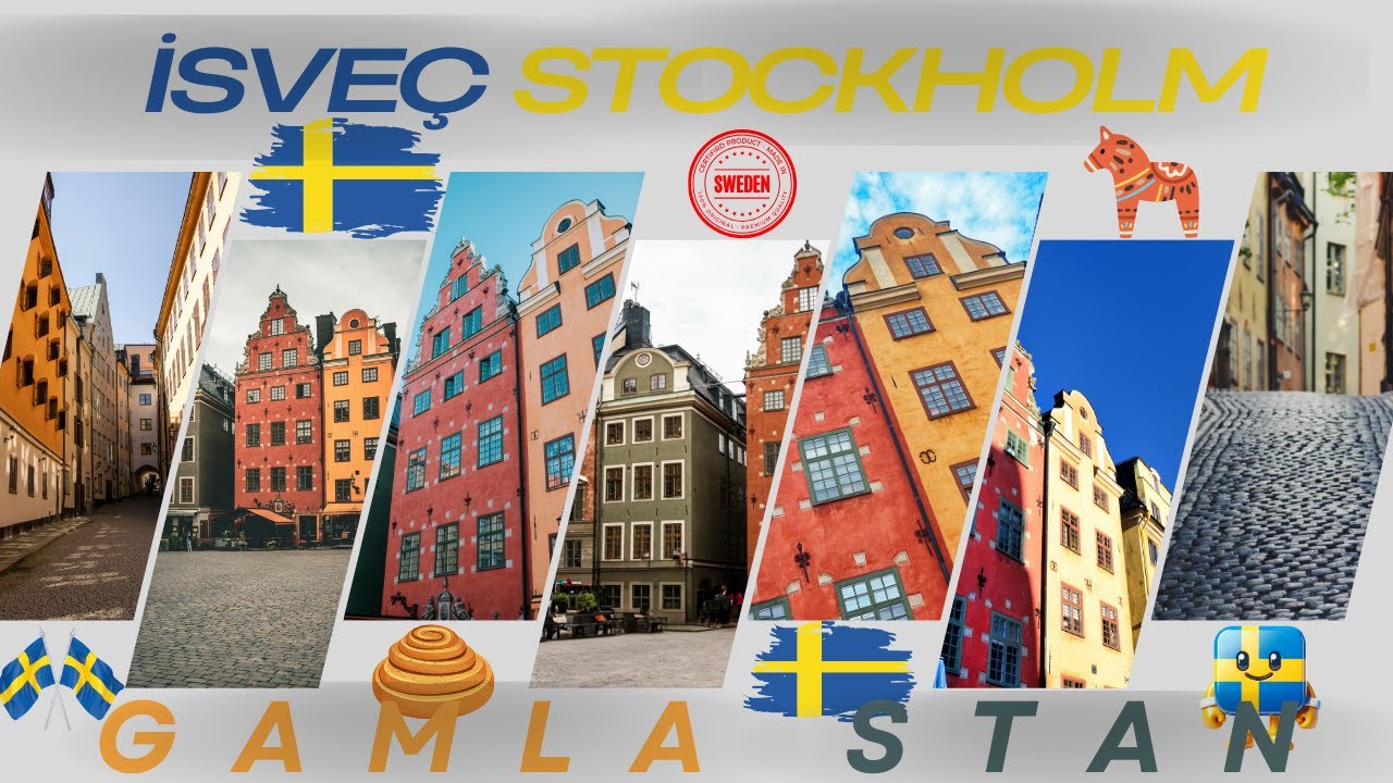 İsve&ccedil; Stockholm Meşhur Adası GAMLA STAN Kesin Gidip G&ouml;r&uuml;n Ve Gezin Muhteşem Yerler !!!