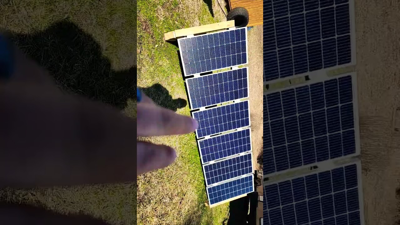 Overpaneling Solar. 600 watts on 40 amp mppt Controller at 12v. Never exceed voltage.