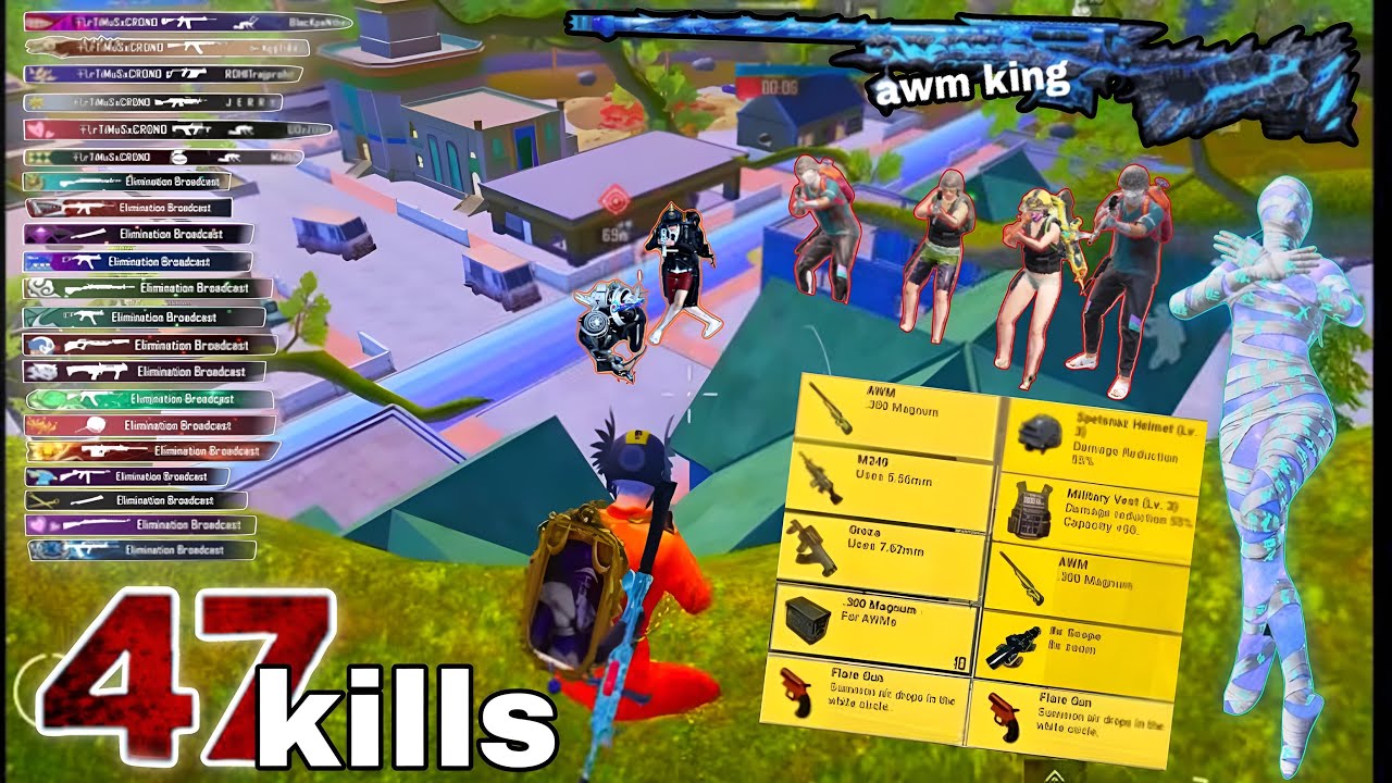 47 KILLS!! 🔥 SUPER AGGRESSIVE RUSH GAMEPLAY With MUMMY SET 😍SAMSUNG A7,A8,J4,J5,J6,J7, J2,J3, XS,A3