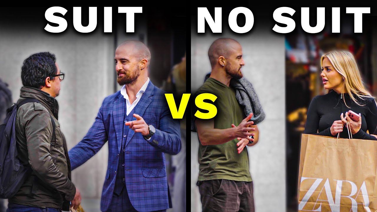 I tested Suit vs No Suit — Do people treat you differently?