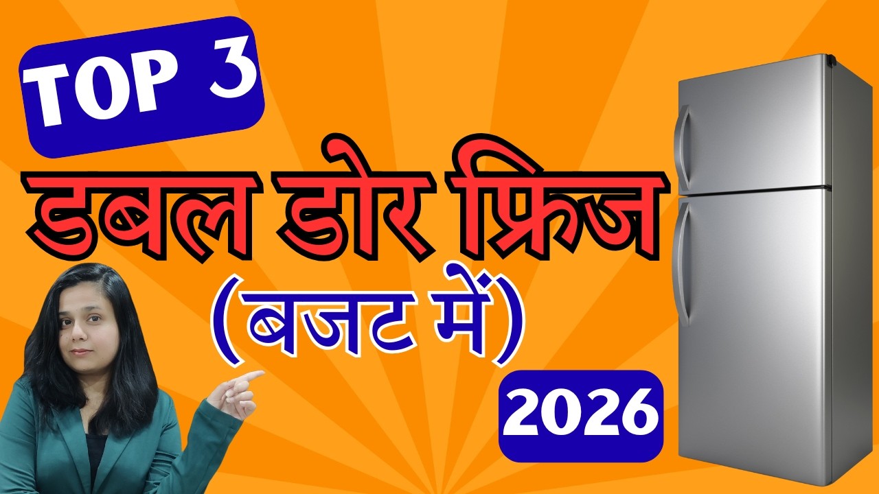 BEST Refrigerator for HOME in 2026🥶TOP 3 Double Door Fridge for KITCHEN in INDIA 2026