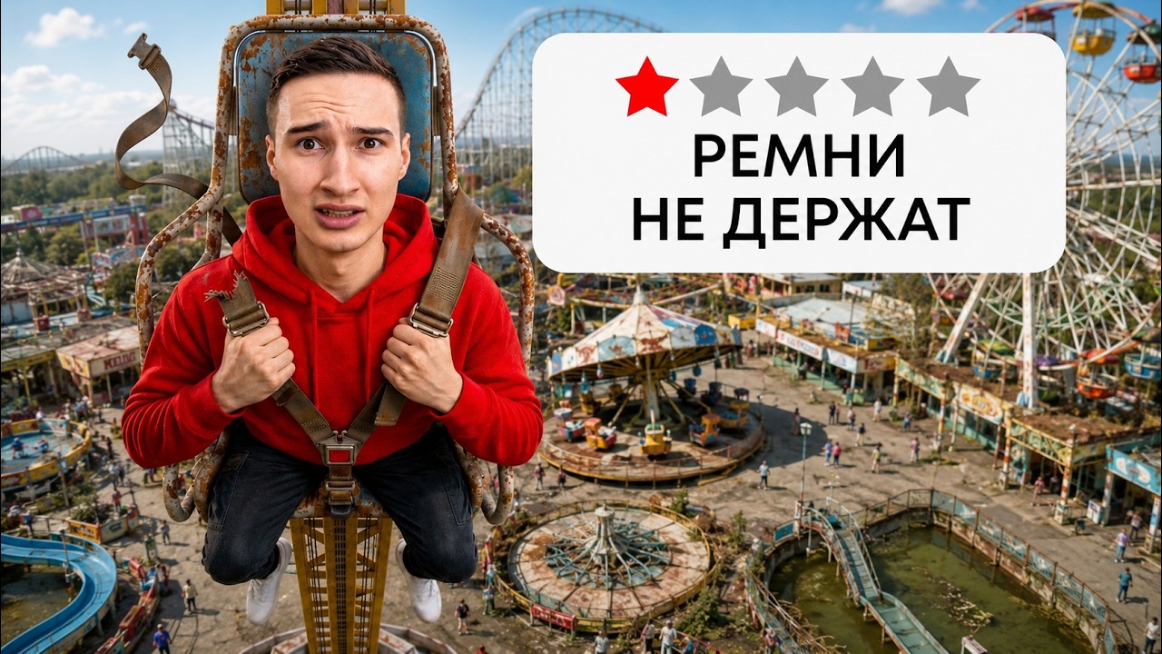 Я проверил ХУДШИЕ парки аттракционов в Китае, России и Таиланде!
