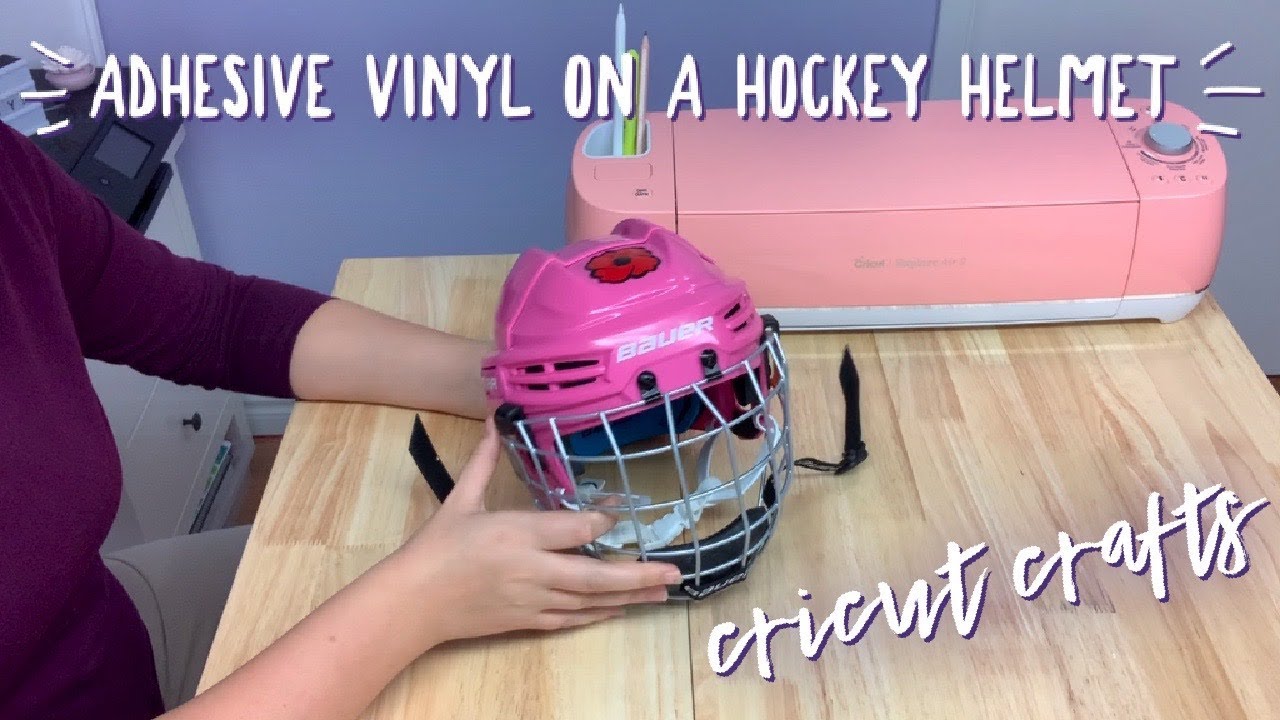 HOW TO CUSTOMIZE A HOCKEY HELMET WITH CRICUT