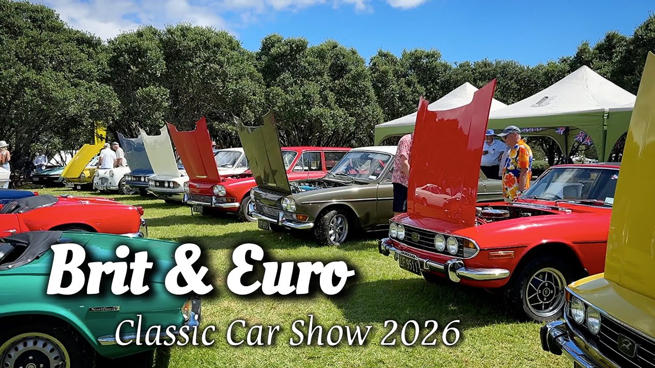 SO MANY MINIS! 🇬🇧 Brit & Euro 2026 Auckland (Cinematic Jazz Vlog • No Talking)
