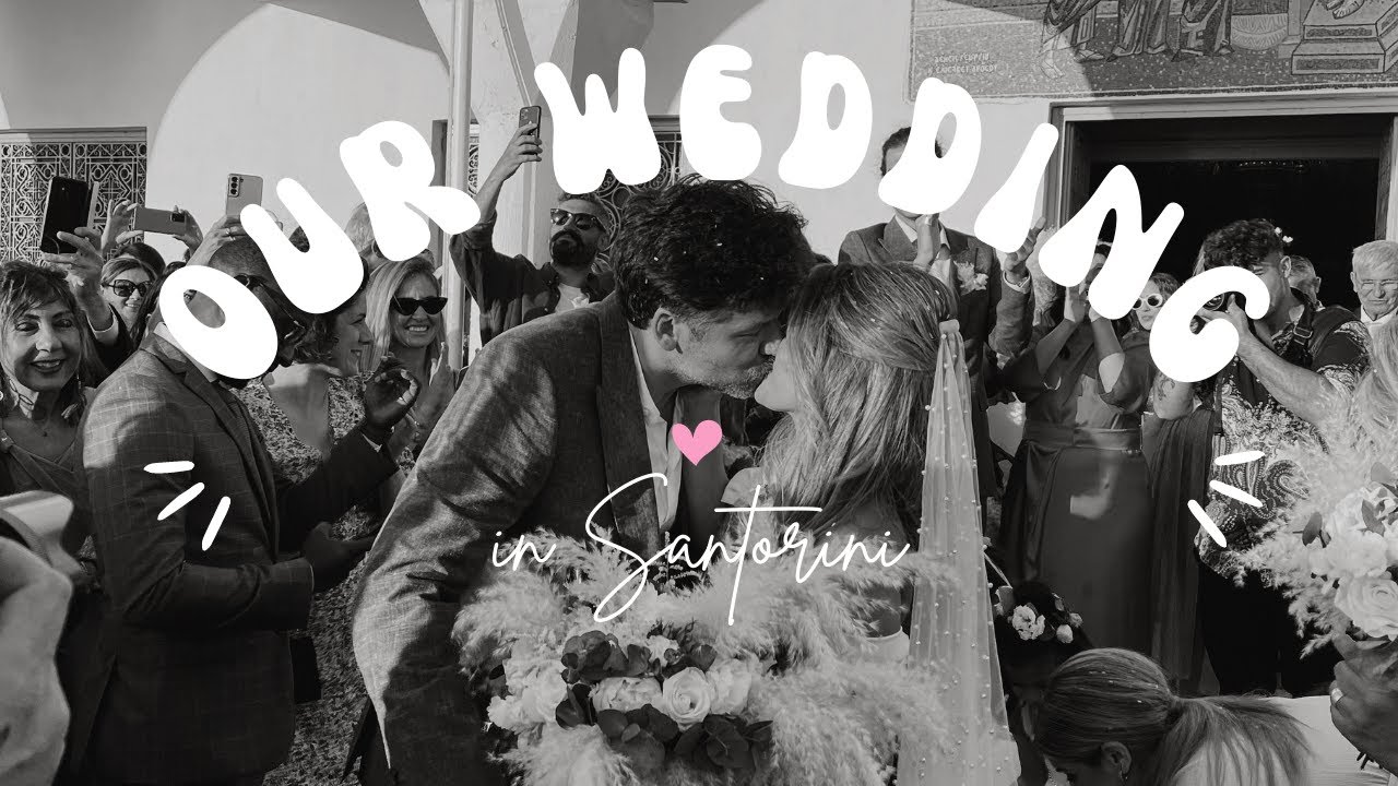 Our Wedding!!💐 Πως οργανώσαμε το γάμο μας στη Σαντορινη!👰