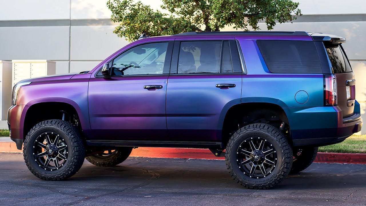LIFTED & WRAPPED Yukon Denali - IT'S HUGE!!