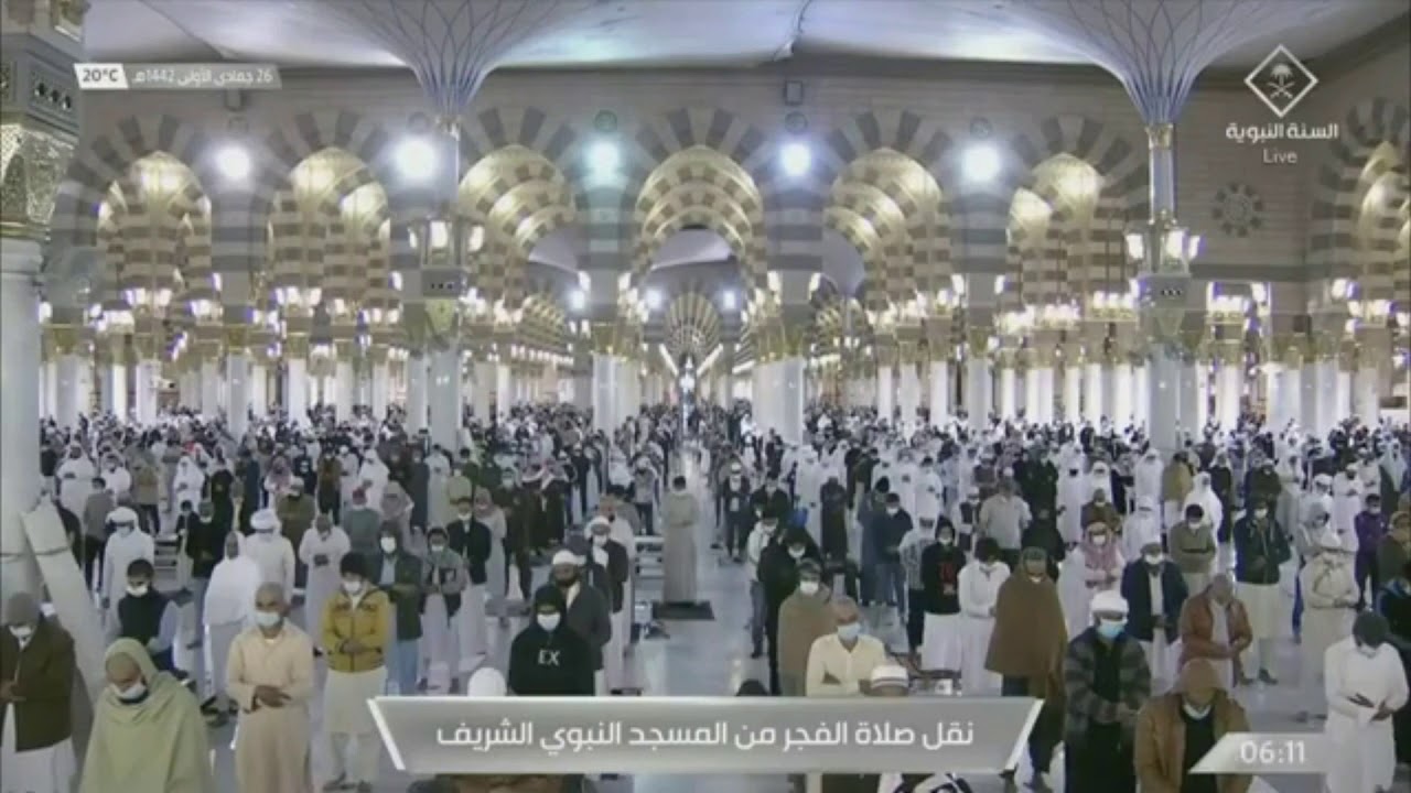 فجر الأحد 26 جمادى الأولى 1442 هـ . فواتح سورة {الصافات} الشيخ: أحمد الحذيفي