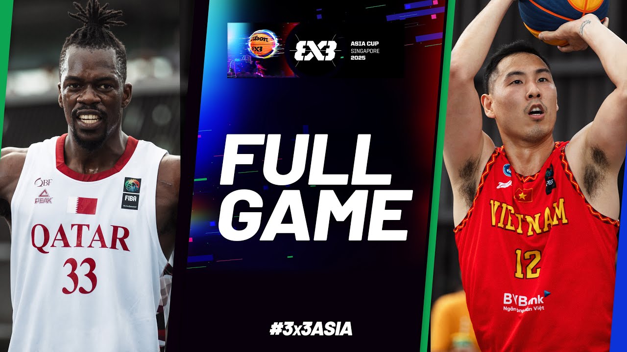 Qatar 🇶🇦 vs Vietnam 🇻🇳 | Men Full Game | FIBA 3x3 Asia Cup 2025 | #3x3Basketball
