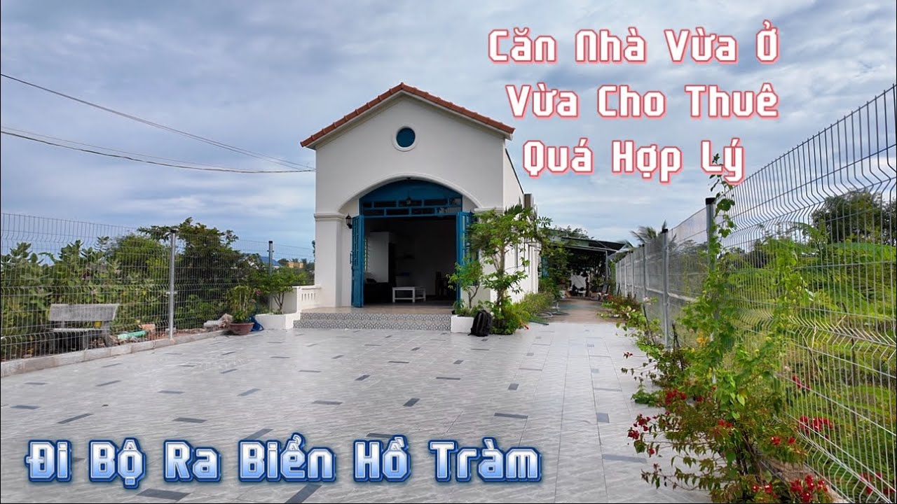 Nhà Vườn Hồ Tràm, Chỉ Vài Bước Chân Đã Ra Tới Biển #nghiabathat  #nhavuonhotram #nhavuonganbien 