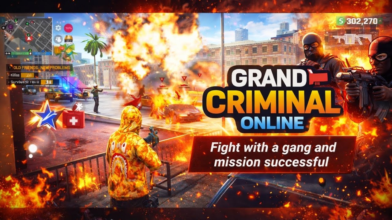 “Gang Fight Mission Complete 😈🔥 | Grand Criminal Online”