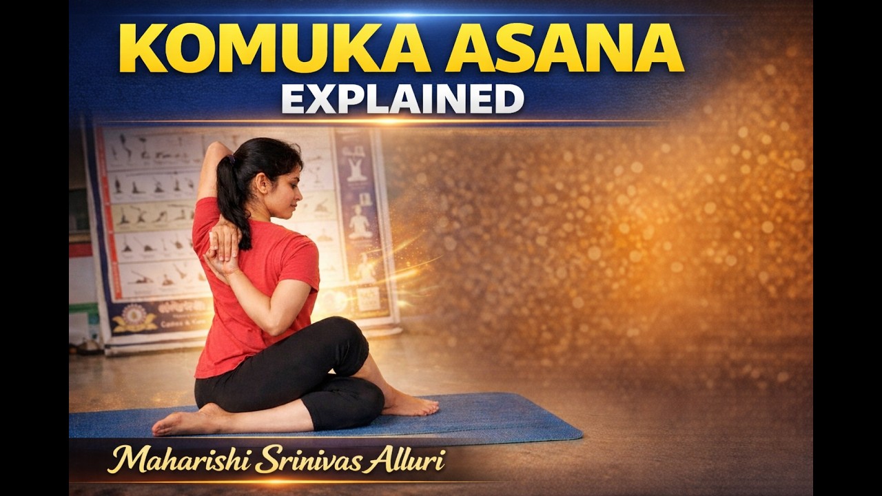MAHARISHI Srinivas Alluri Explains about KOMUKA Asana