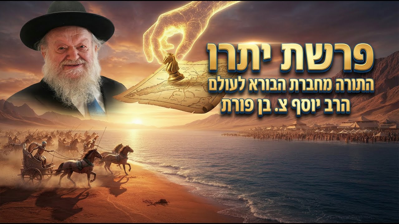 פרשת יתרו -התורה מחברת את הבורא לעולם  - הרב יוסף צ. בן פורת - תשפ