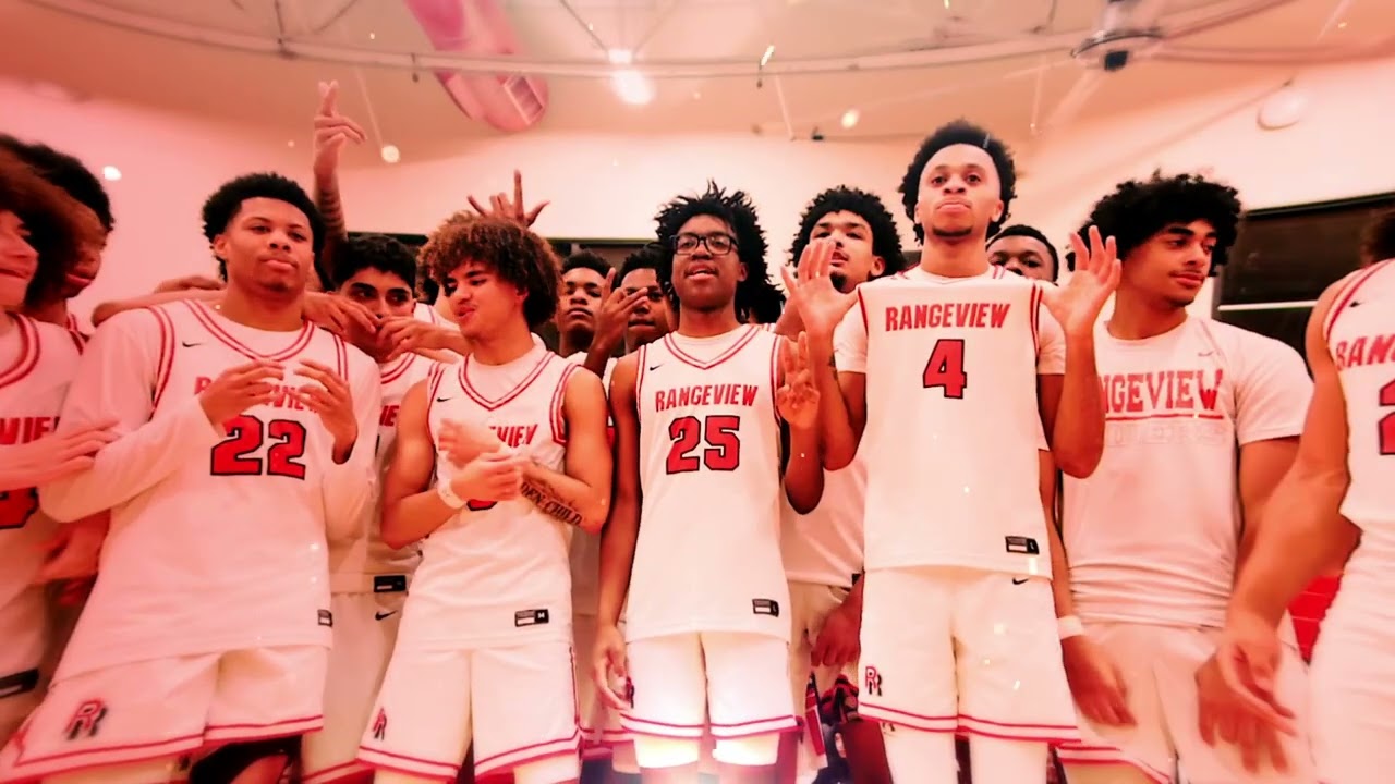 Rangeview Raiders Basketball playoffs graphic design 