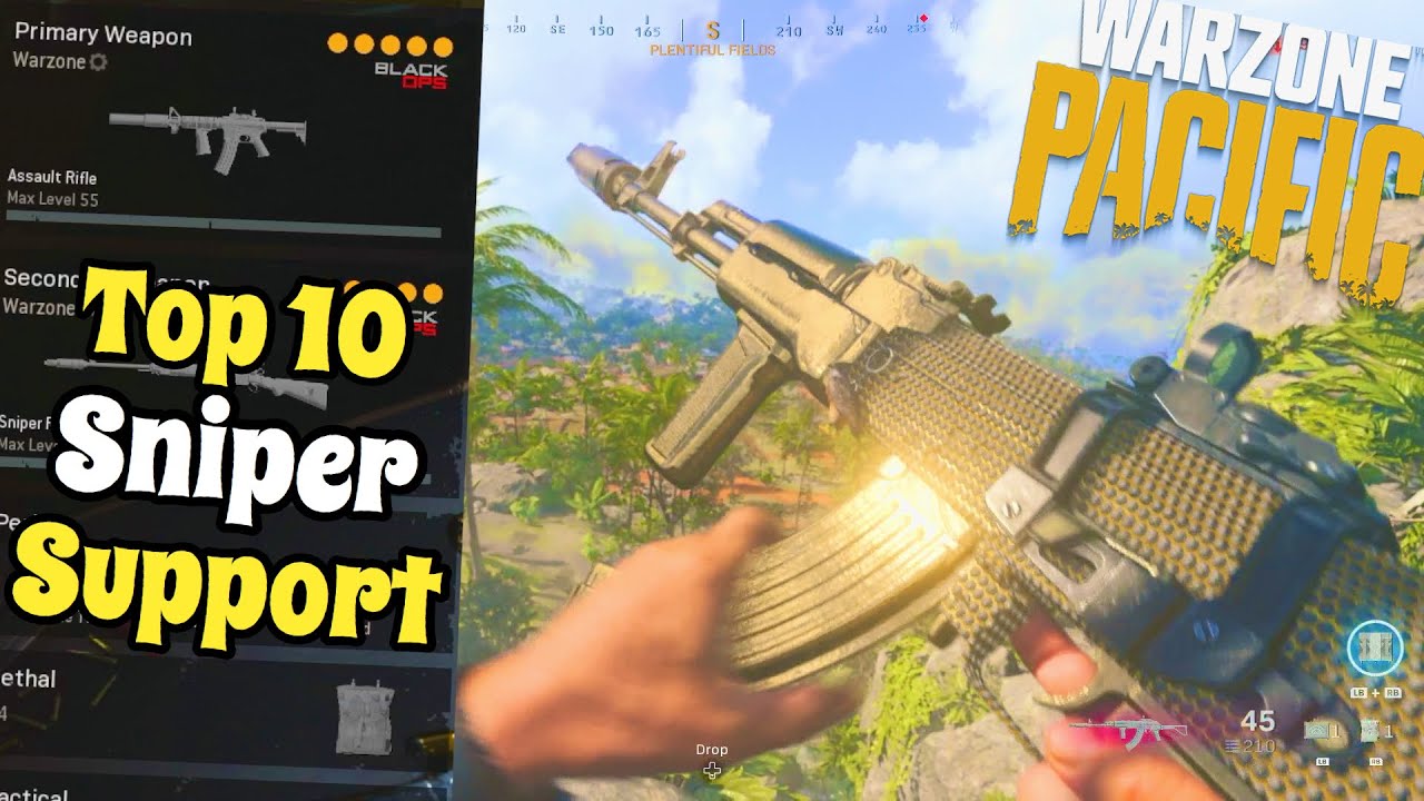 TOP 10 SNIPER SUPPORTS IN WARZONE