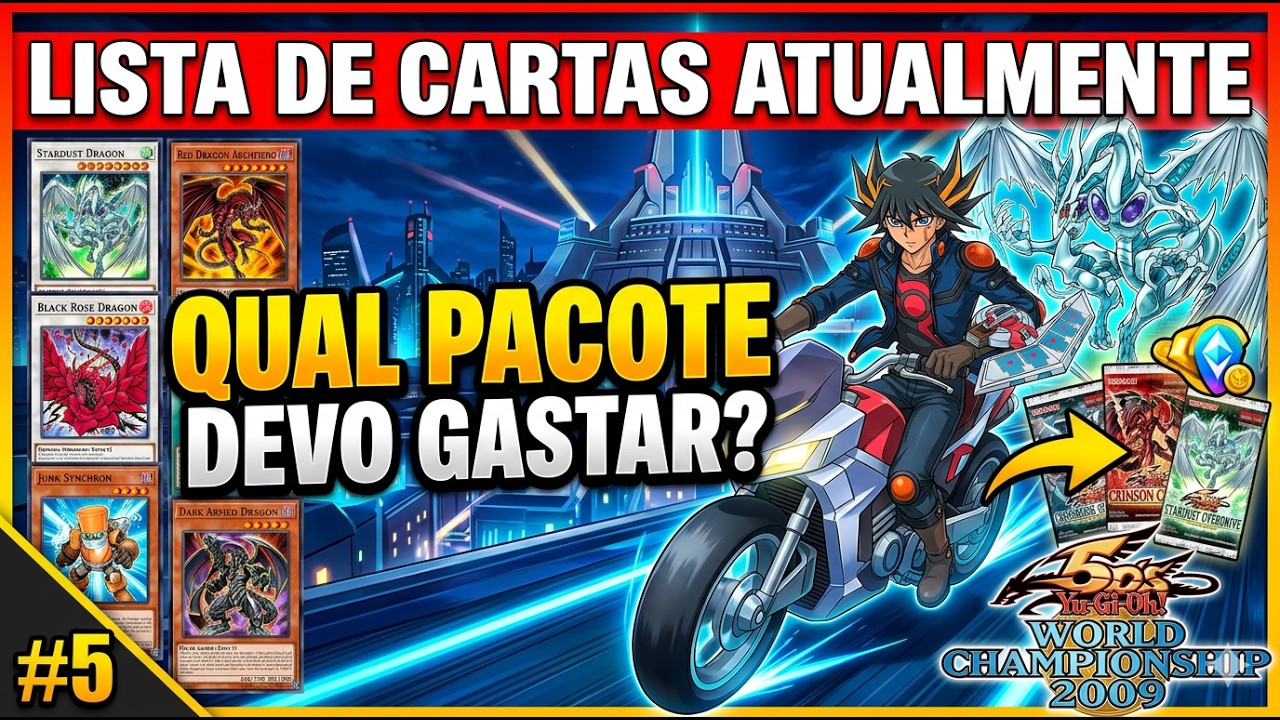LISTA DE CARTAS ATUALMENTE - QUAL PACOTE DEVO GASTAR? Yu-Gi-Oh! 5D's  : World Championship 2009 #5