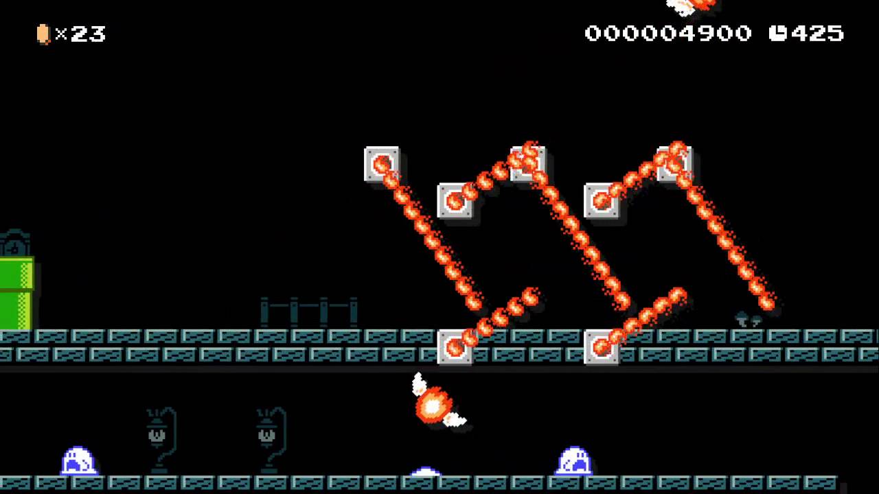 Super Mario Maker - Ghost House of Despair by kylecliffe
