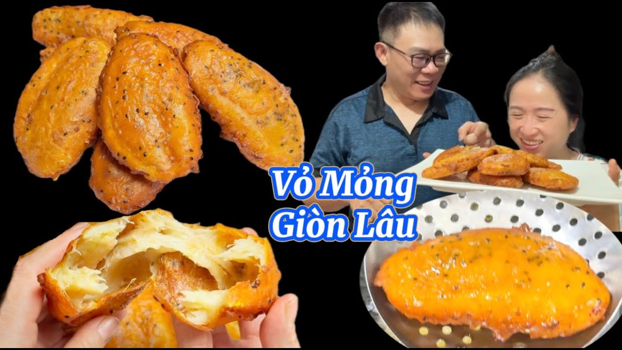 Bật Mí Bí Quyết pha bột Giòn Lâu ,Phồng to ,Rỗng ruột, khi làm Bánh Chuối Chiên tại nhà