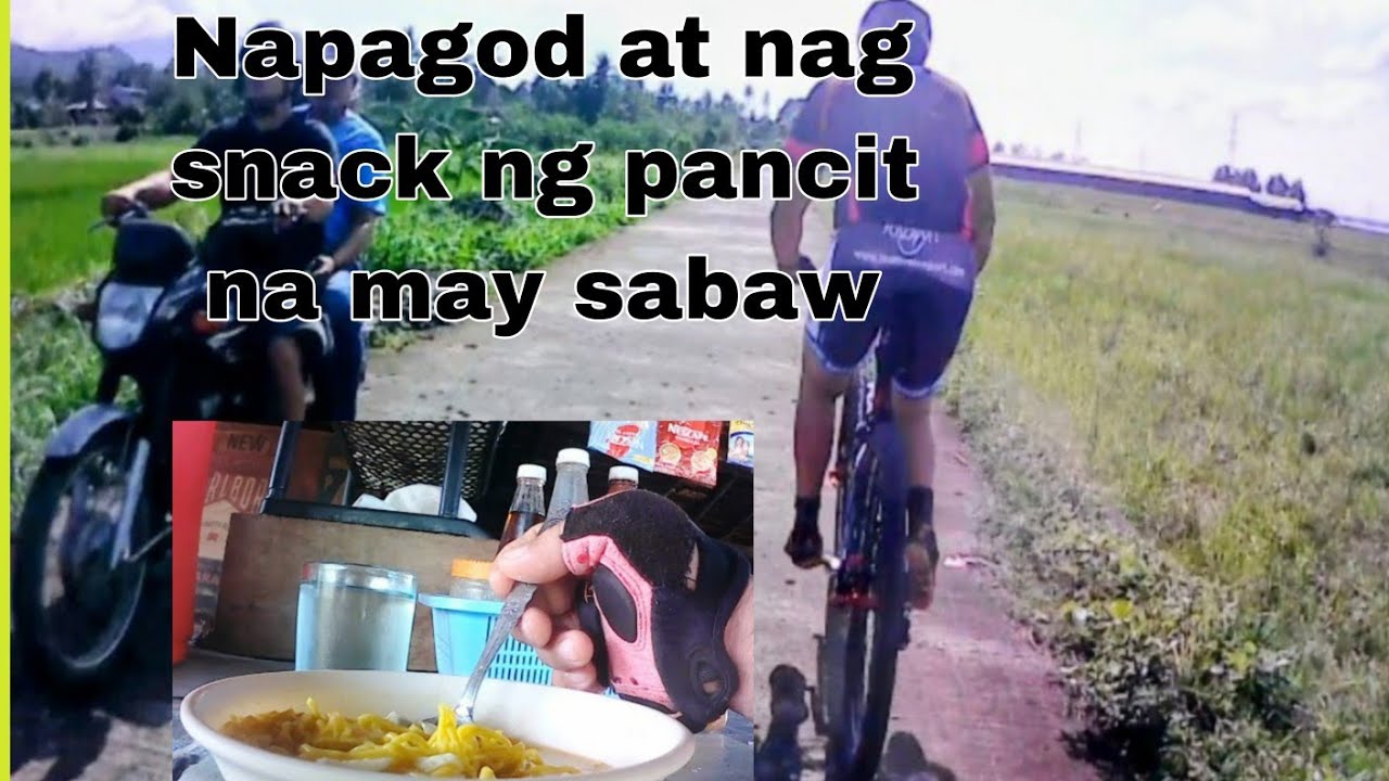Napagod at nag snack ng pancit na may sabaw