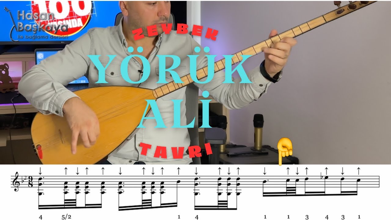 Yörük Ali (Şu Dalmadan Geçtin Mi?) Uzun Sap bağlama Ders 136