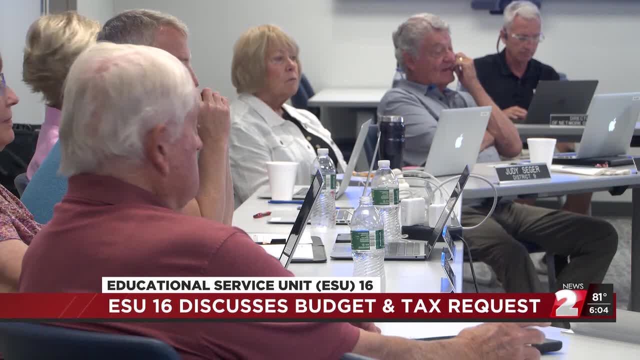 ESU 16 discusses budget and tax request