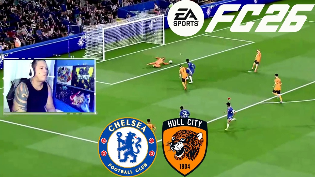 CHELSEA X HULL CITY COPA DA INGLATERRA 2026 SIMULAÇÃO FUTEBOL EA FC 26