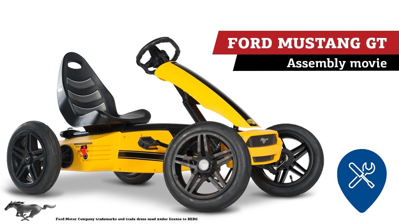 BERG - Ford Mustang pedal-gokart | assembly