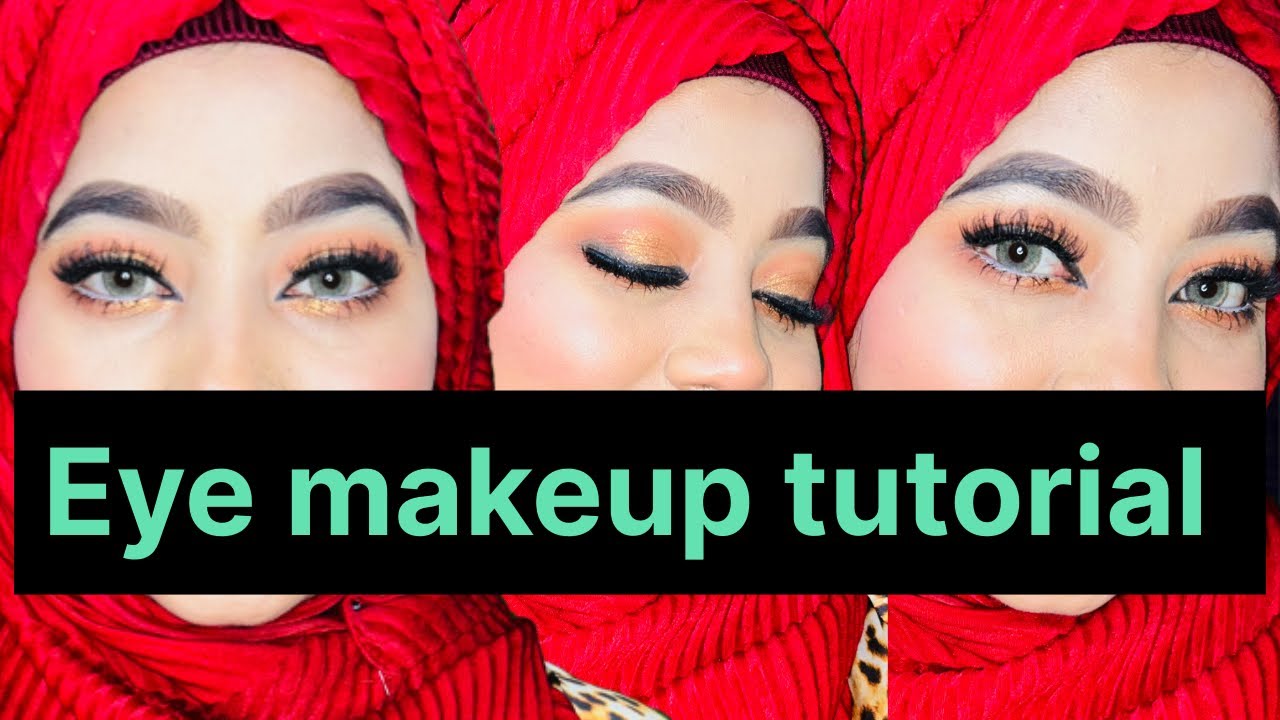 Eye makeup with huda beauty obsession palatte 