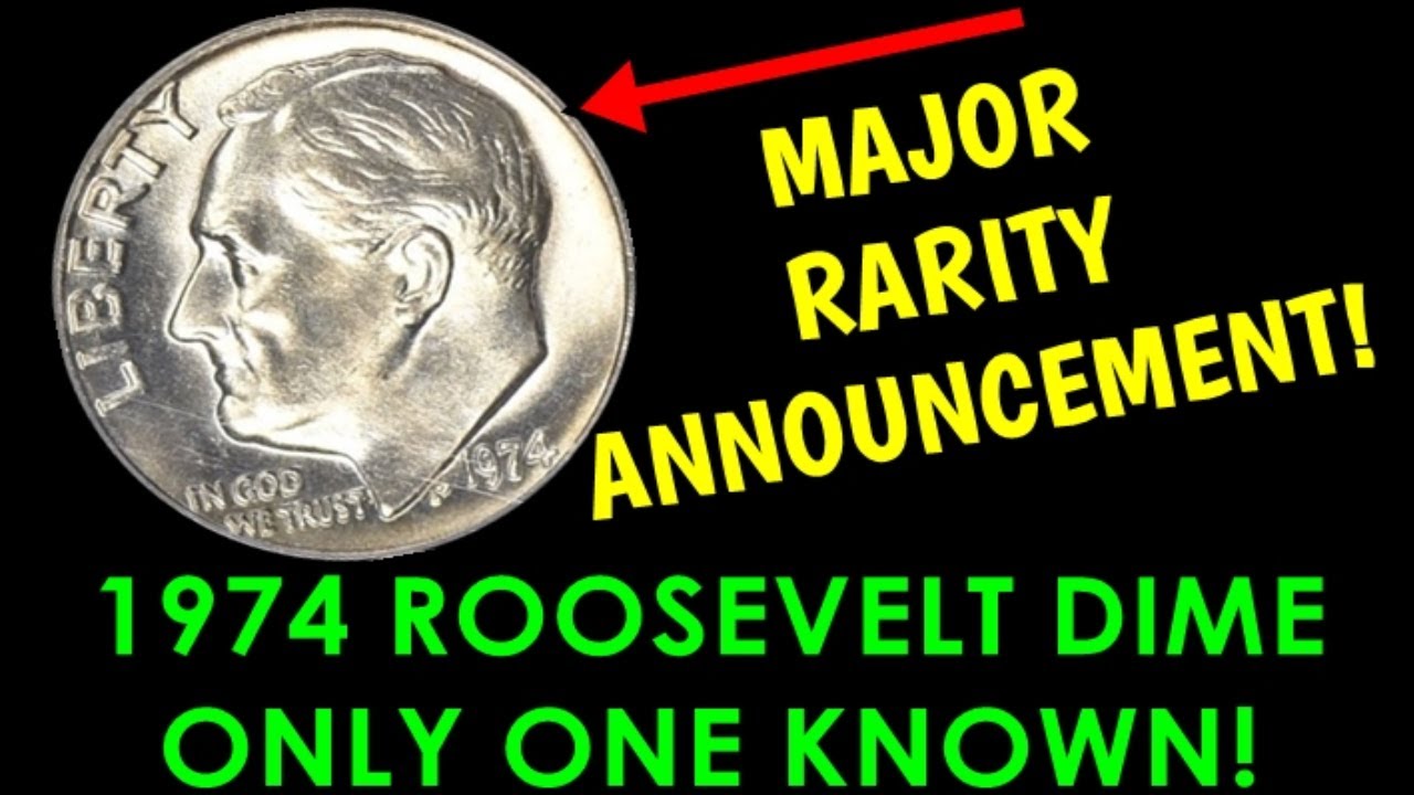 Unique 1974 Roosevelt Dime Worth A Fortune - Only 1 Known - Value Could Be HUGE!