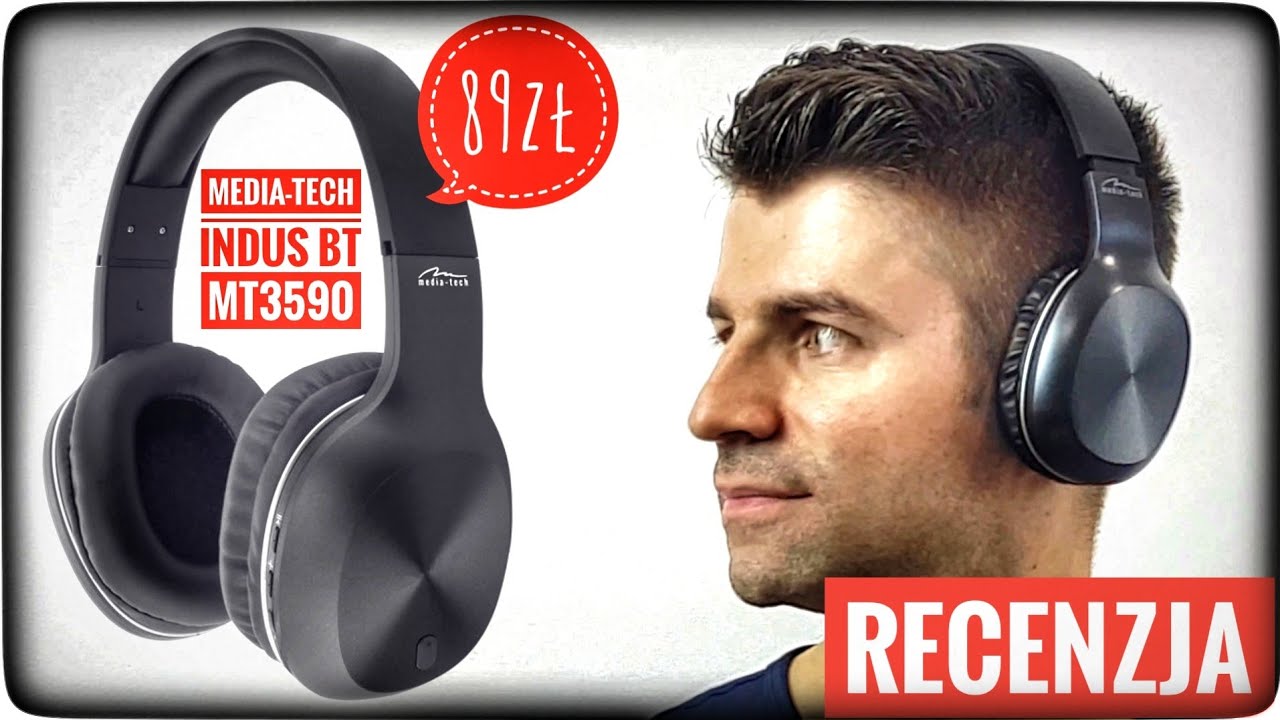 Słuchawki bezprzewodowe bluetooth MEDIA-TECH INDUS MT3590 RECENZJA | ForumWiedzy