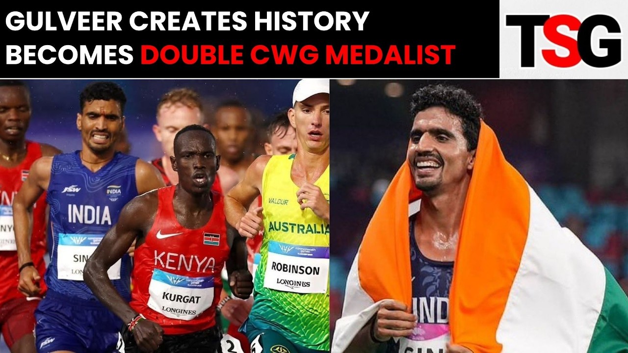 Gulveer Singh Wins Historic BRONZE | Men's 5000m Final | CWG 2026 | Creates Indian History