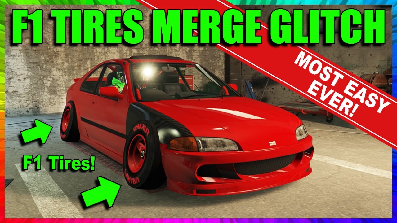 HOW TO GET F1 TIRES ON EVERY CAR? **CAR2CAR MERGE GLITCH**