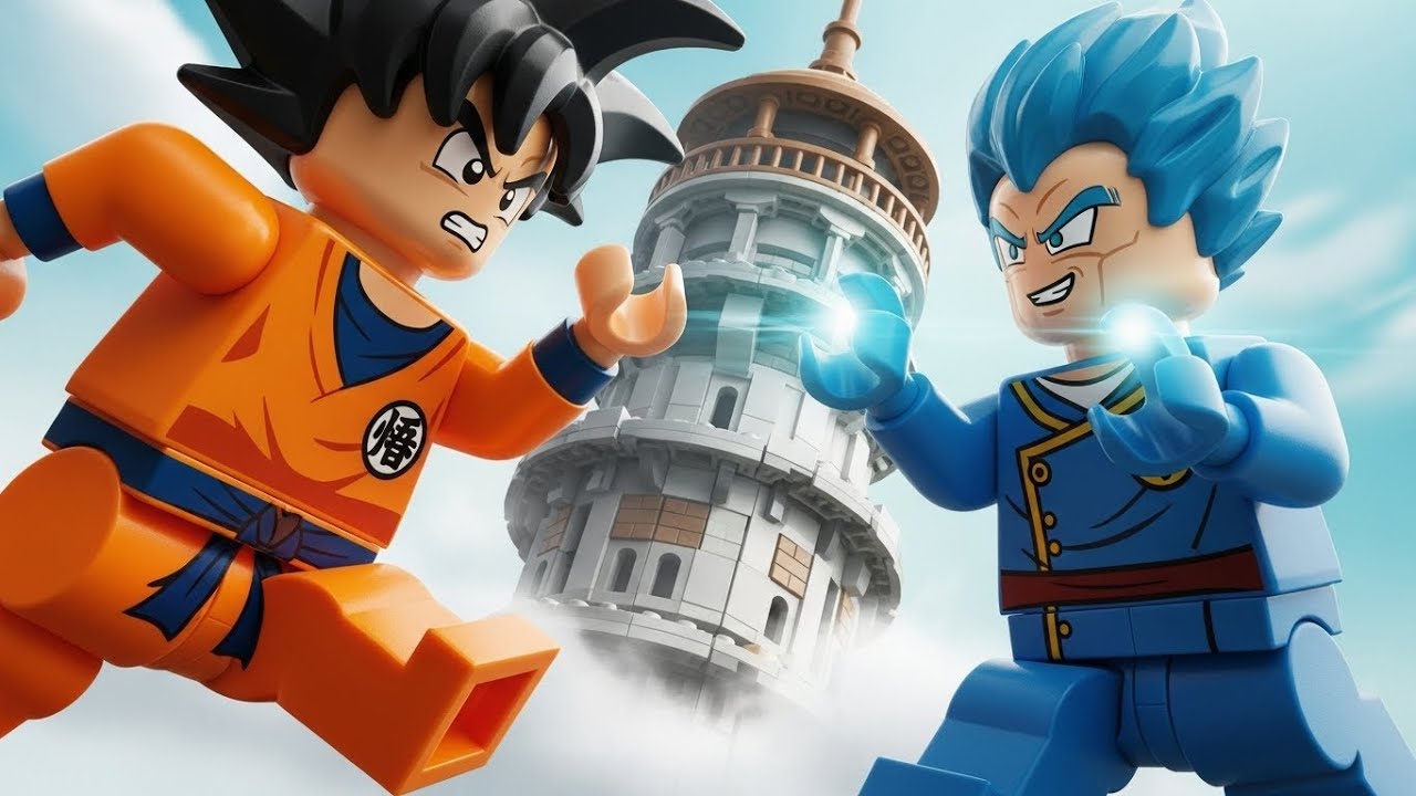 The Epic Battle: Goku Lego Cartoon Part 5 – General Blue & the Tower of Karin