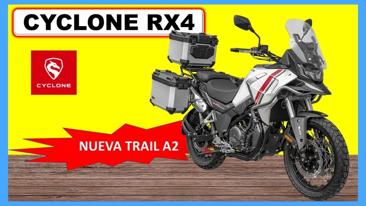 ➤ Nueva Cyclone RX4 Aventura Trail para Conductores A2 👉 La Moto Trail que Querías #cyclonerx4